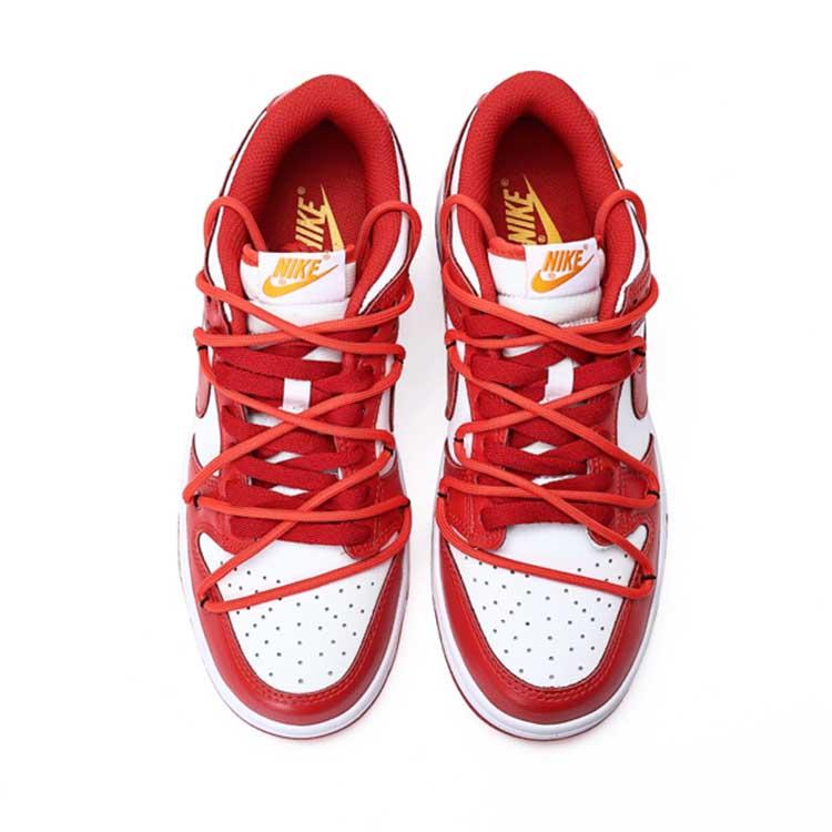 Nike Dunk Low Red X-Men Anti-Slip And Wear-Resistant Lightweight Low-Top Skateboard Shoes Men's White Red купить в интернет-магазине Yoocart с быстрой доставкой по России.