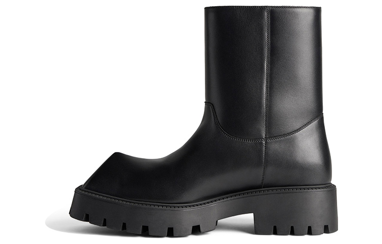 Balenciaga Rhino Booties 'Black Smooth Calfskin' Women's