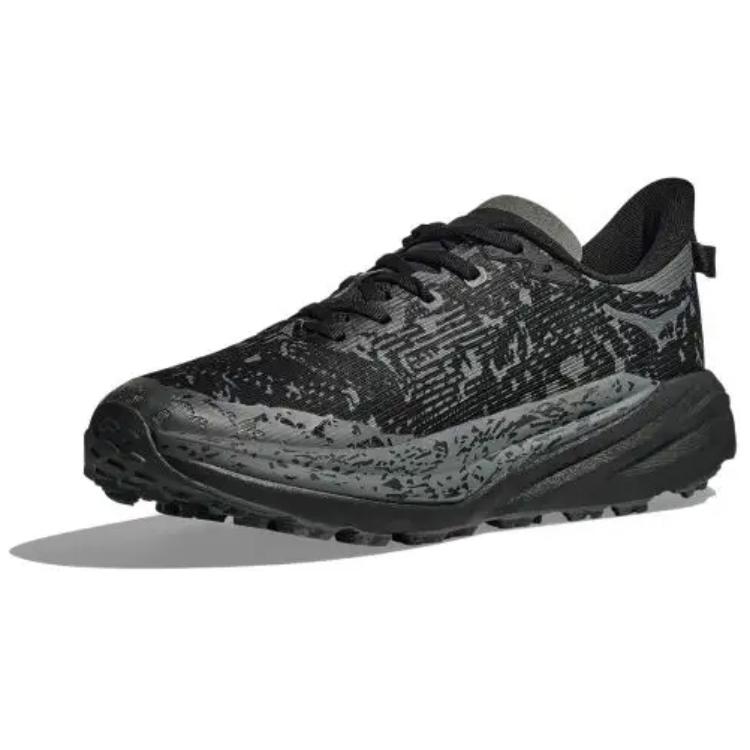 HOKA ONE ONE Speedgoat 6 Cushioning Anti-Slip And Wear-Resistant Rebound Low-Top Running Shoes Men's Black