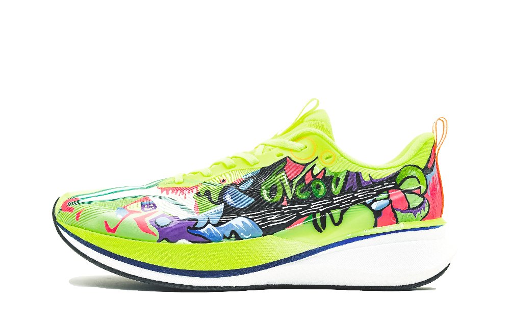 LINING Red Hare 8PRO Running Shoes Men's Low top Green/Purple