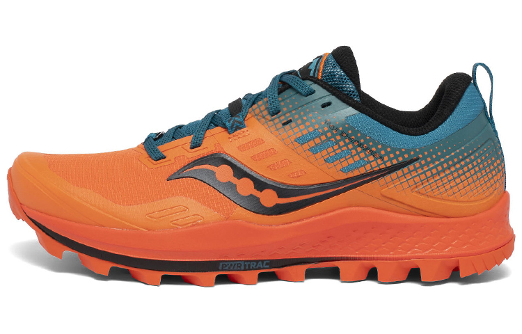 Saucony PEREGRINE 10 Running Shoes Men Low-Top Orange Blue