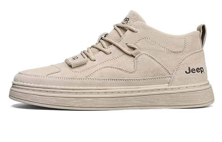 Jeep Mid Top Skateboard Shoes Men's Sand
