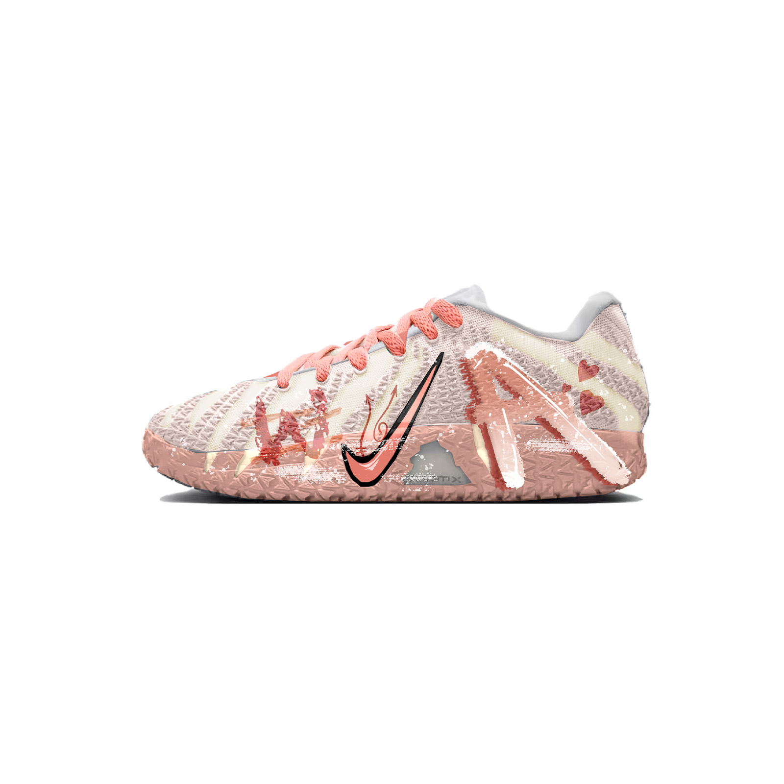 Nike Ja Morant 3 Basketball Shoes Unisex Low top Pink/Orange