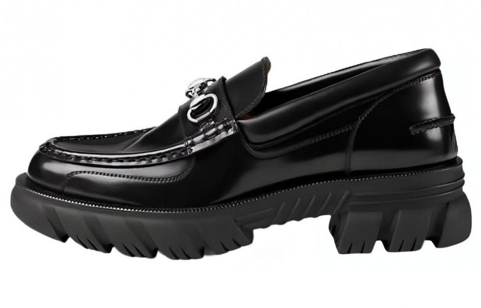 GUCCI Horsebit Loafers Black