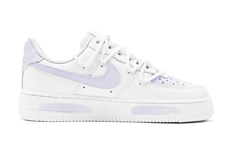 Nike Air Force 1 Slip Resistant And Breathable Low Top Skateboard Shoes Men's Purple White купить в интернет-магазине Yoocart с быстрой доставкой по России.