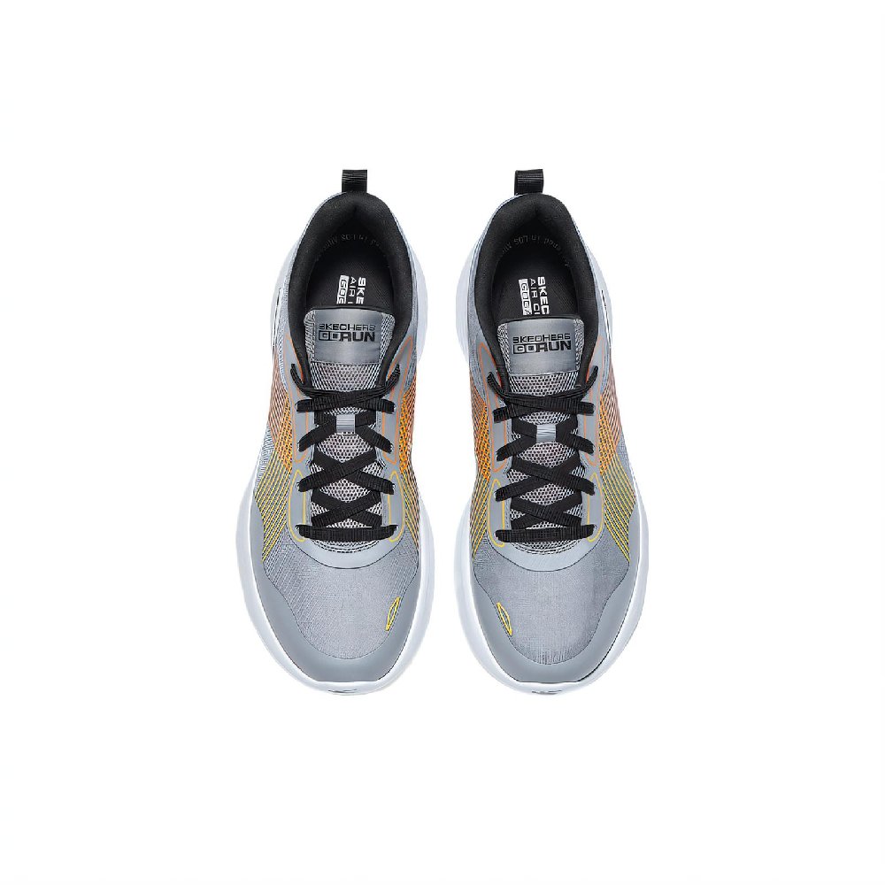 Skechers MEN'S GO Abrasion-Resistant Low-Top Running Shoes Men's Gray