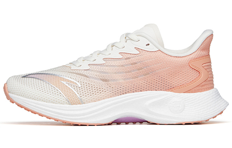 Anta MACH 2.0 Low-Top Running Shoes Women's White Pink