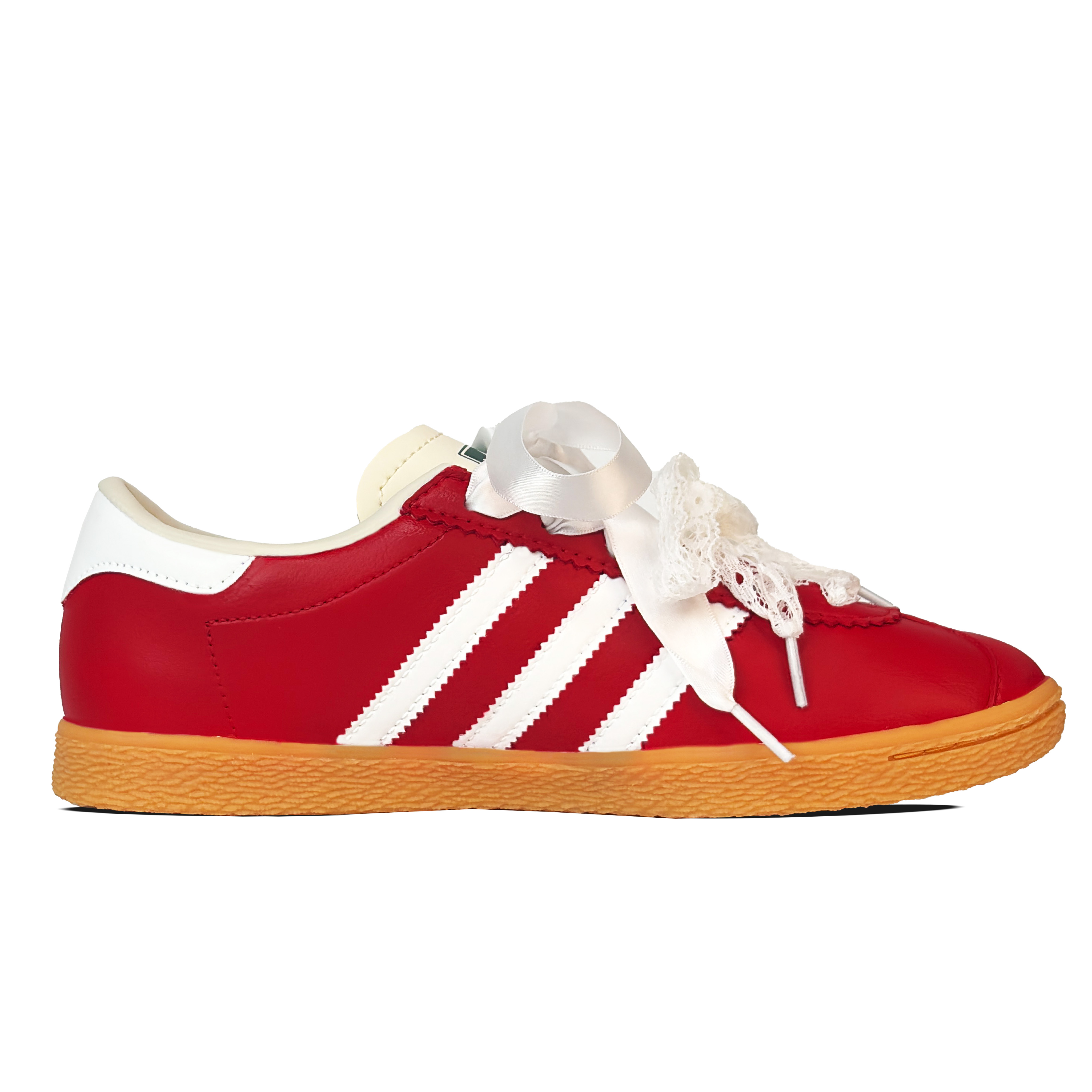Adidas Originals Stadt Abrasion Resistant Low top Skateboard Shoes Unisex White Red