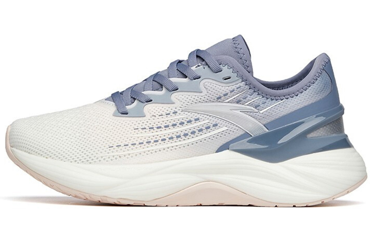 Anta Tron 2.0 Shock Absorbers Slip Resistant, Abrasion Resistant, Breathable Low Top Running Shoes Women's White Gray