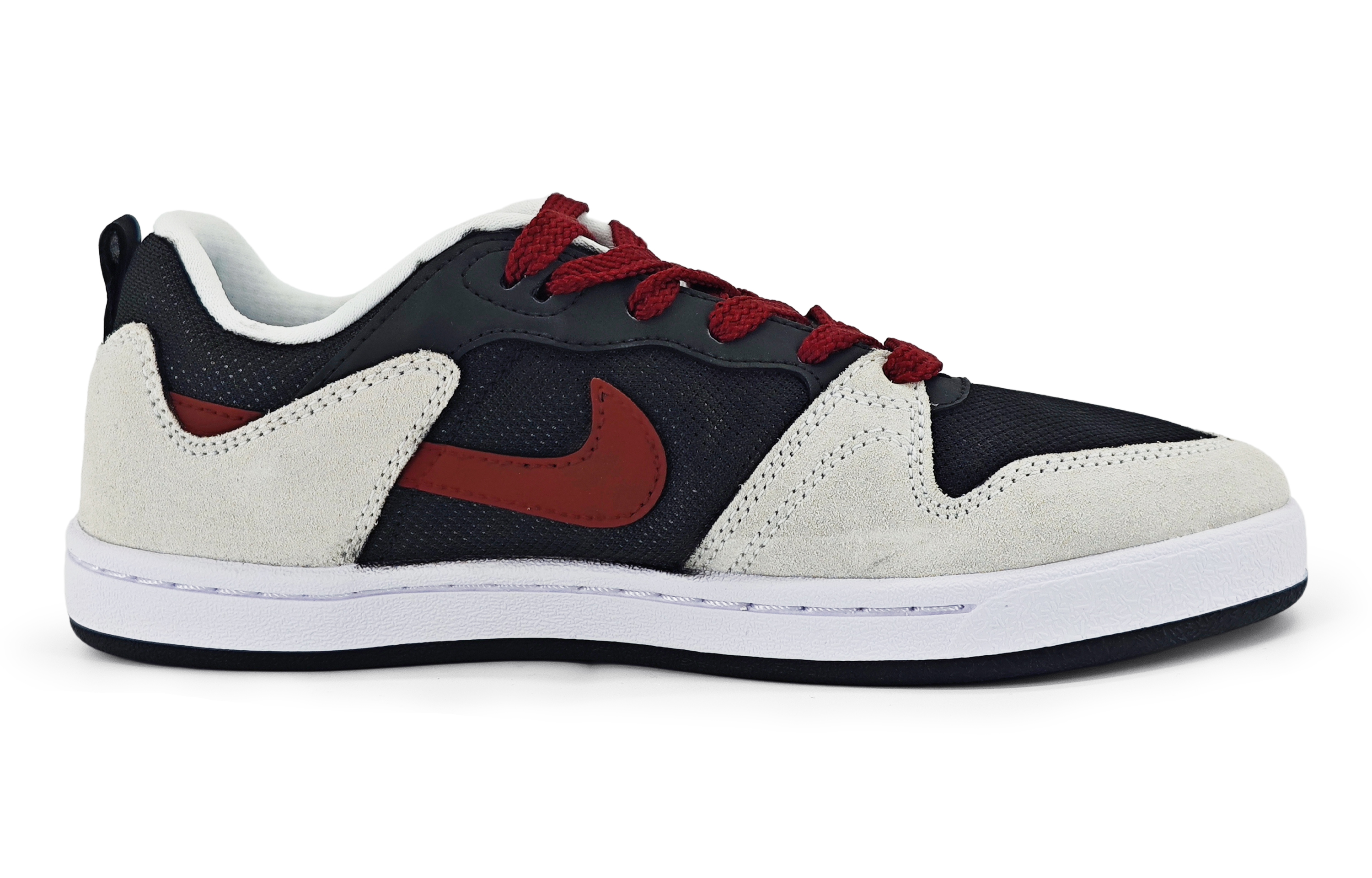 Nike SB Alleyoop Abrasion Resistant Low top Skateboard Shoes Women's Black Red