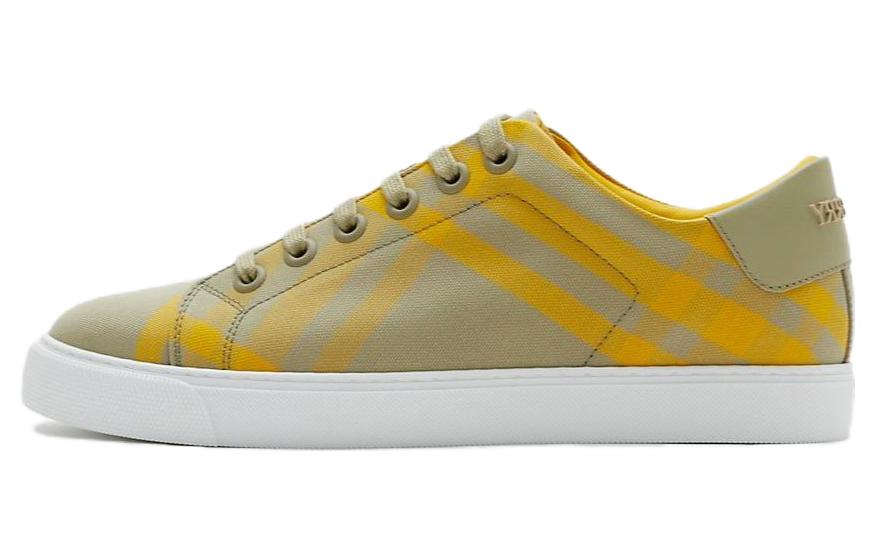 Burberry Checked Low-top Canvas Sneakers