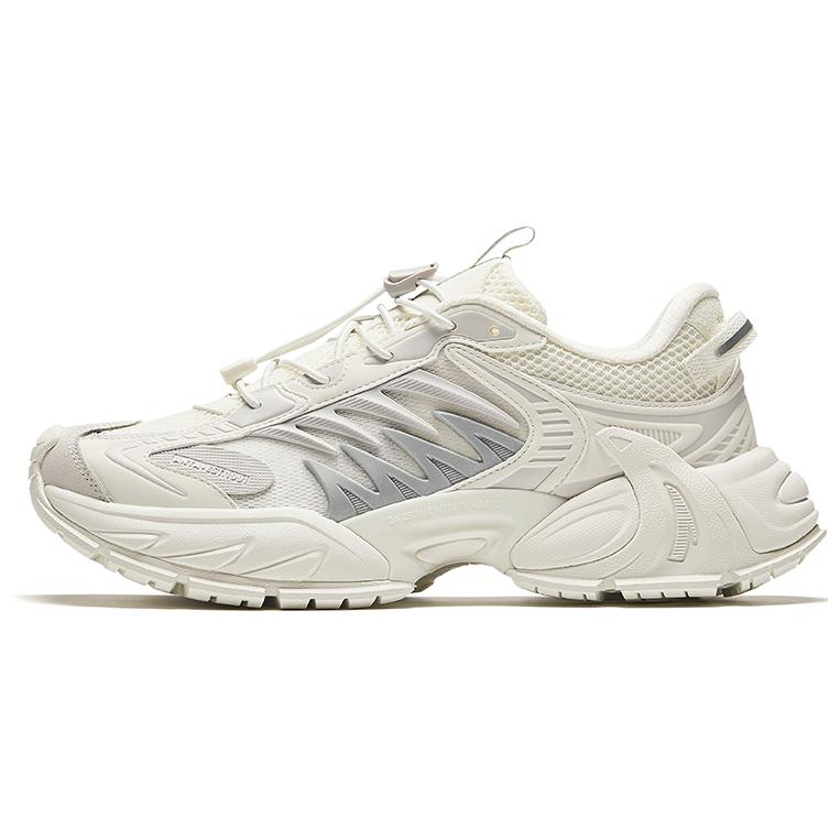 Anta Star Moon 2 Anti-Slip Wear-Resistant Low-Top Casual Shoes Men's White Gray