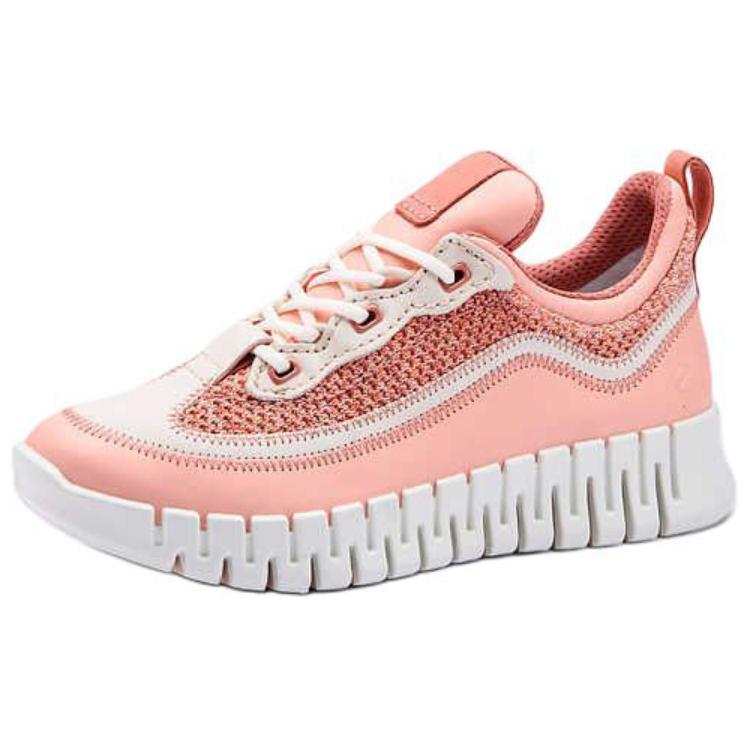 Ecco Smart Series Breathable Low Top Chunky Sneakers Women's Orange Pink