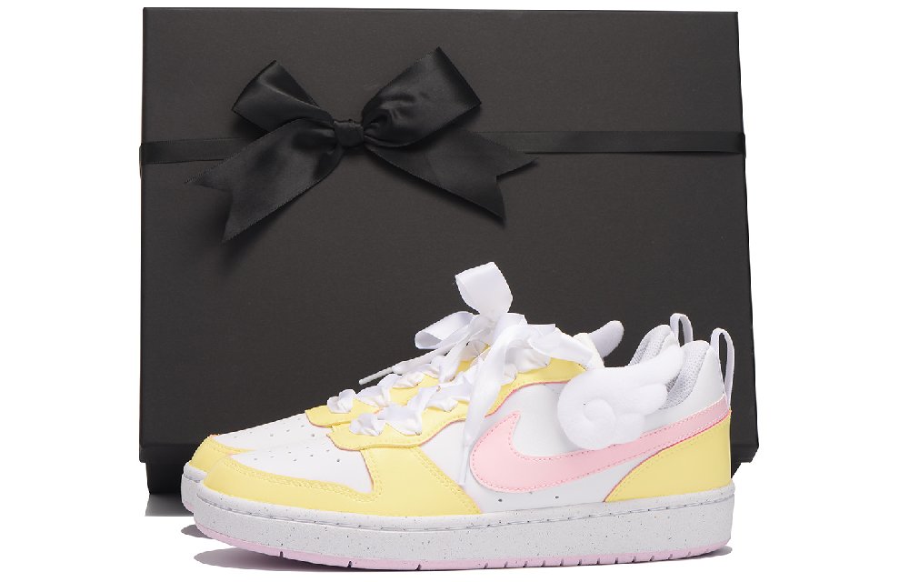 Nike Court Borough Skateboard Shoes Women's Low-Top White
