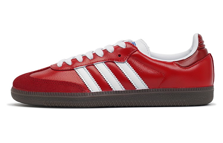 Adidas Originals Samba Berry, Red Tide Anti Slip Wear Resistant Low Top Skateboard Shoes Unisex Red White