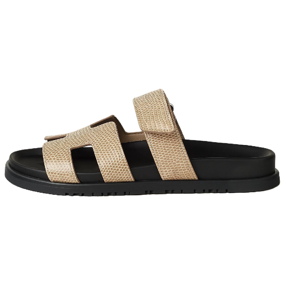 HERMES Chypre Slide Slippers Women's Clay