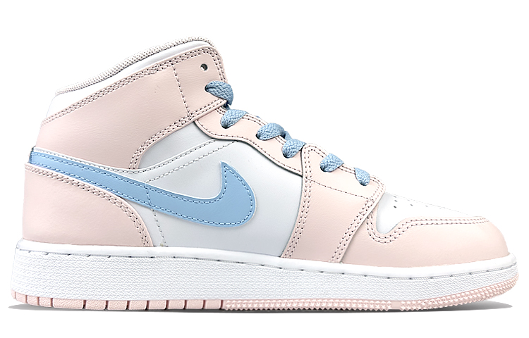 JORDAN Air JORDAN 1 Skateboard Shoes Women's High-Top Blue