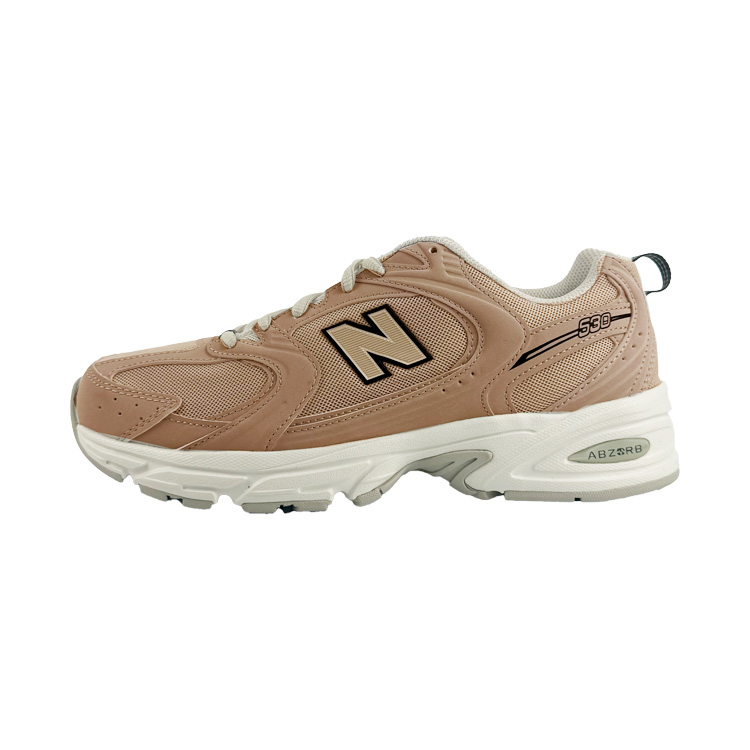 New Balance NB 530 Cushioning Mid Top Running Shoes Unisex Beige Brown D Width