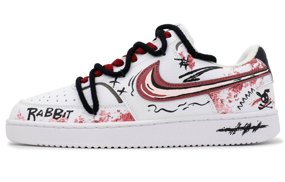 Nike Court Vision 1 Wear-Resistant Balance Low-Top Skateboard Shoes Men's Burgundy