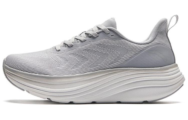 Anta Cushioning Lightweight Low-Top Running Shoes Women's White Gray