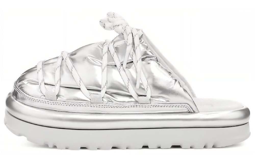 UGG Hi Shine Spaceslider Slide Silver Women's