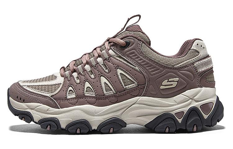 Skechers DLites Training Shoes 'Brown Beige Mauve' Women's
