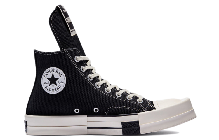 Converse Rick Owens X Turbodrk Chuck 70 High 'Black' купить в интернет-магазине Yoocart с быстрой доставкой по России.