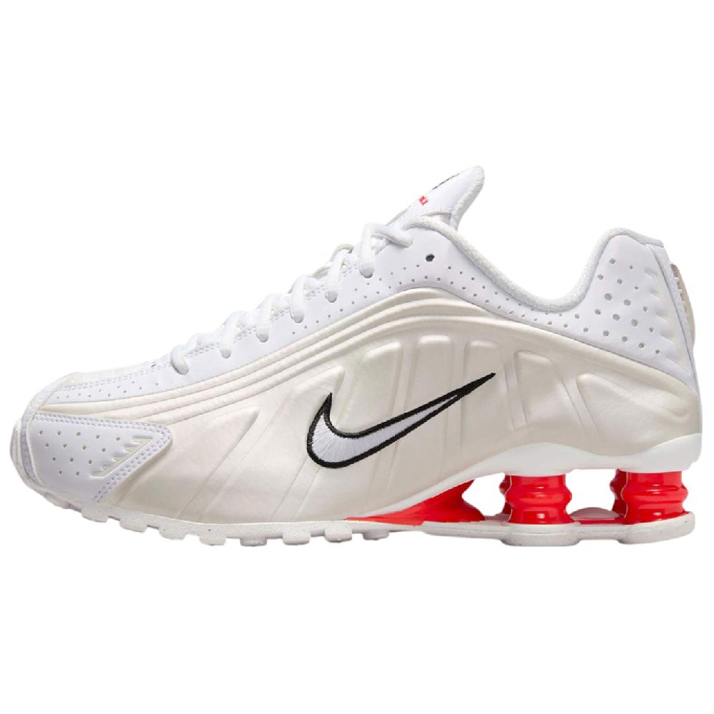 Nike Shox R4 White Phantom Picante Red Women's