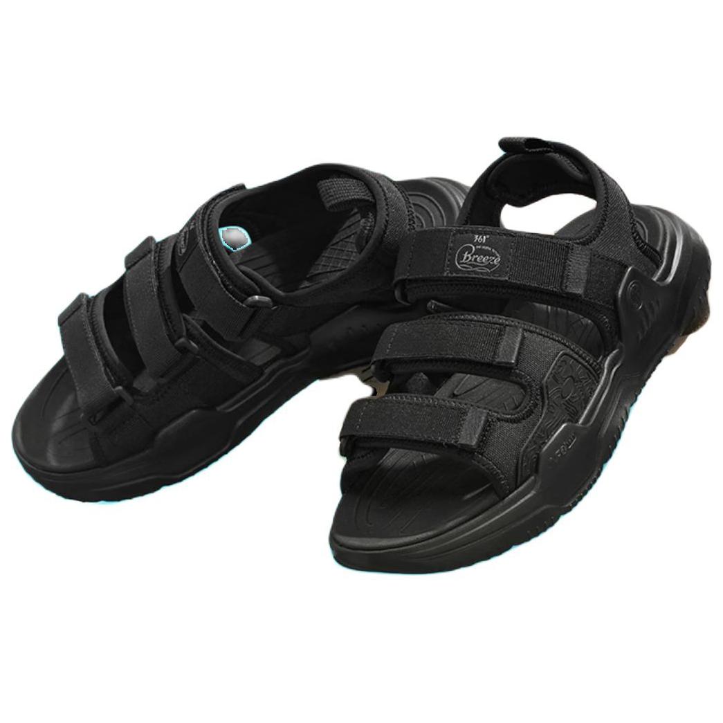 361° Beach Sandals Men's Obsidian Black
