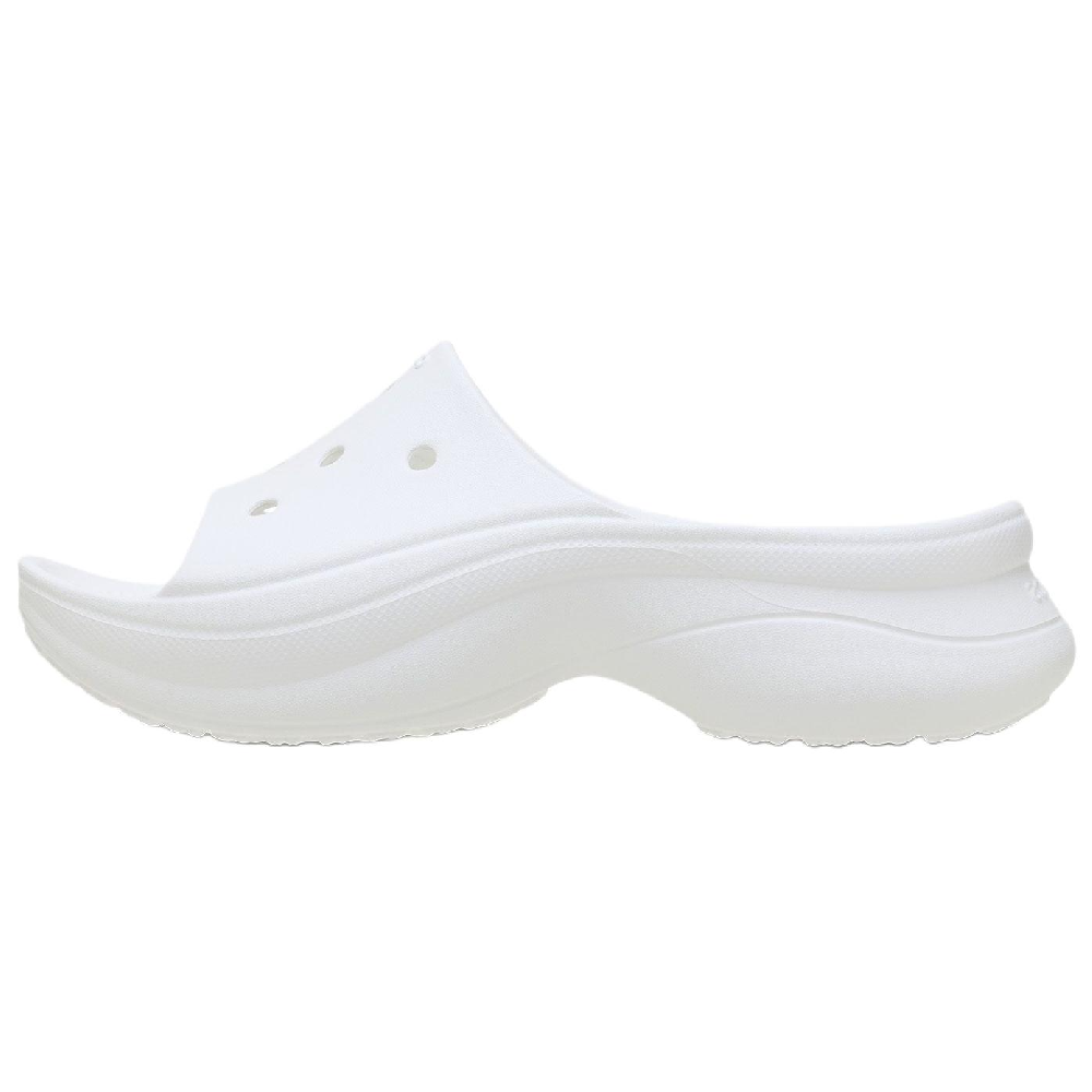 Crocs EVA Abrasion Resistant Slide Slippers Women's White