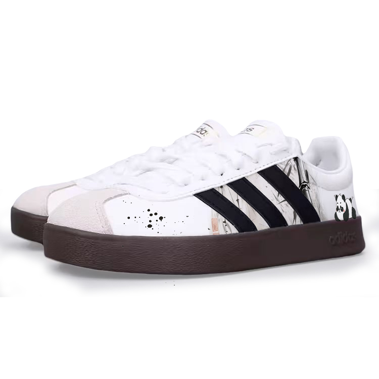 Adidas Neo VL Court 2.0 Skateboard Shoes Unisex Low Top Gray/White