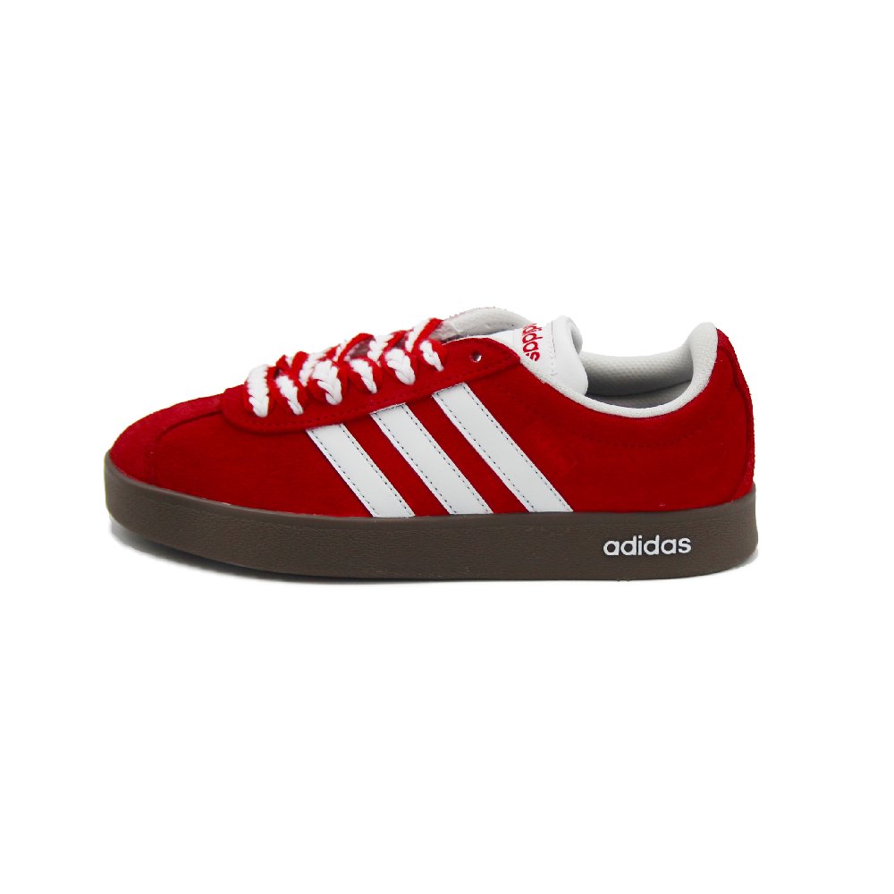 Adidas VL COURT 2.0 Anti Slip Wear Resistant Low Top Skateboard Shoes Unisex White Red