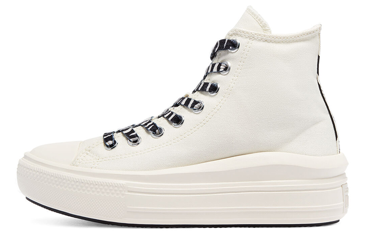 Converse Chuck Taylor All Star Move Hi Archive Print Egret Women's