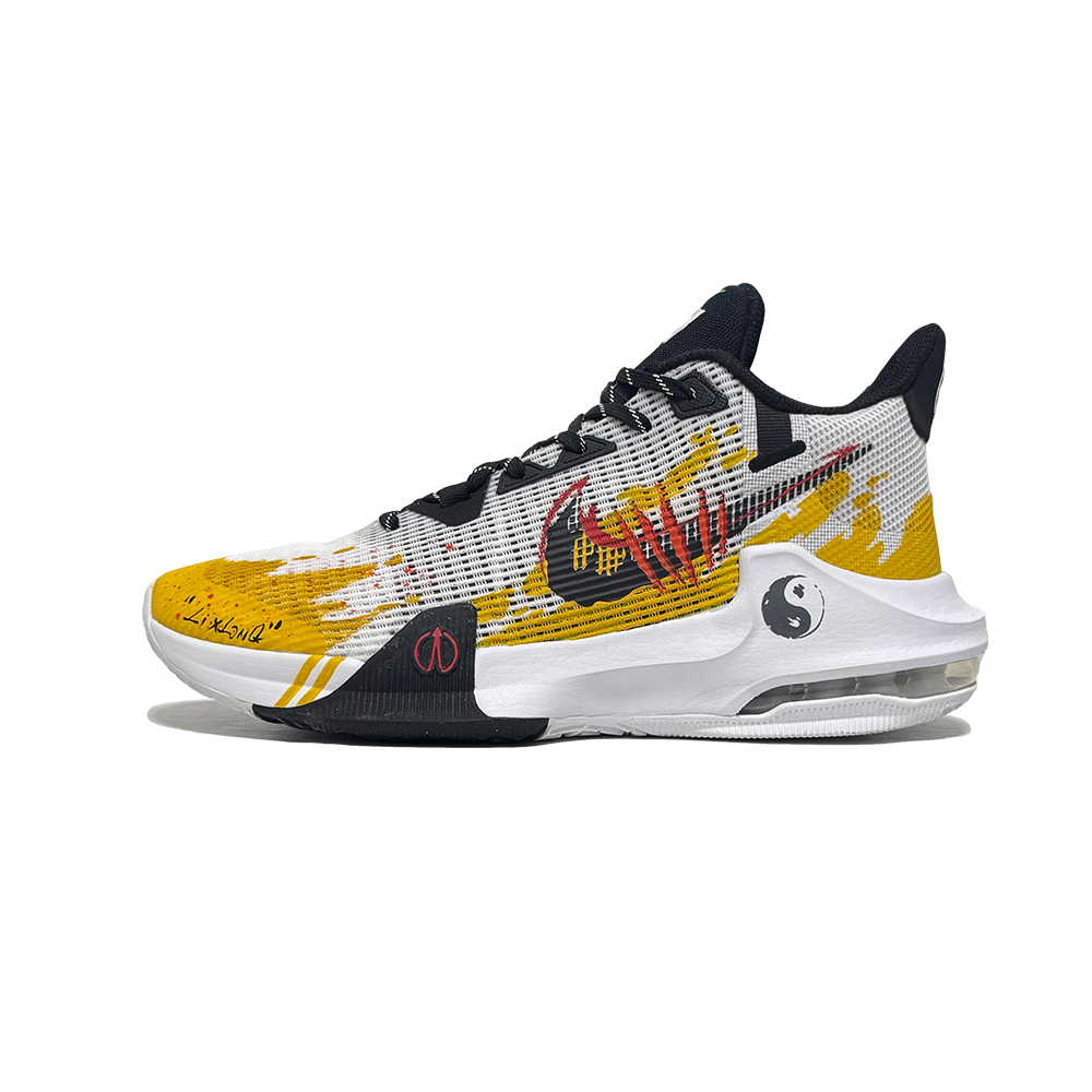 Nike Air Max Impact 3 Cushioning, Breathable, And Wide Coverage Low Top Basketball Shoes Men's Yellow Black