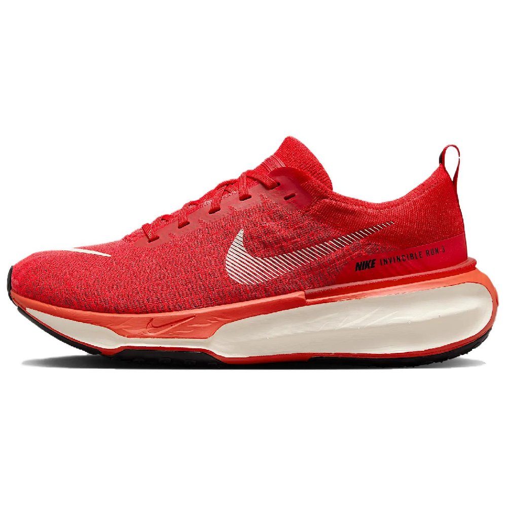 Nike Invincible 3 Abrasion Resistant Low Top Casual Running Shoes Men's Red