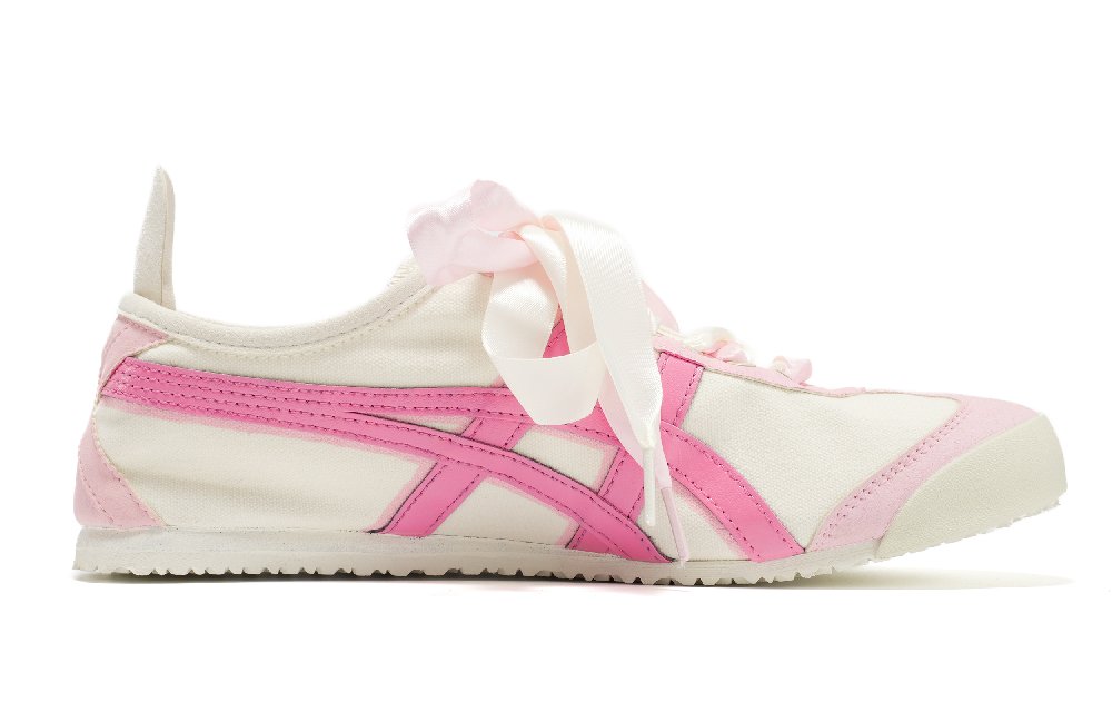 Onitsuka Tiger MEXICO 66 Slip Resistant, Breathable, Lightweight Low Top Casual Shoes Unisex Pink