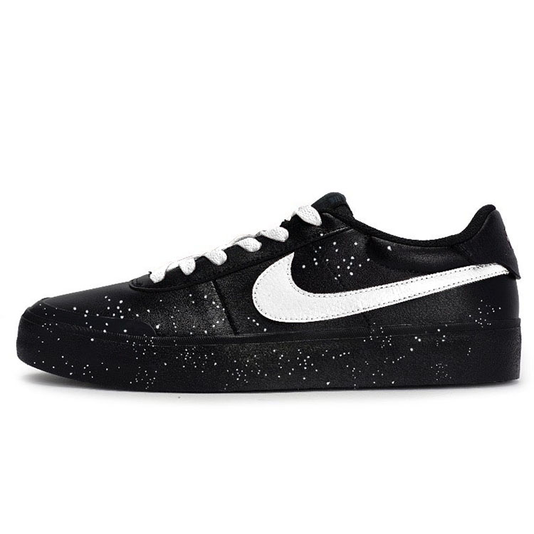 Nike Court Shot Low-Top Skateboard Shoes Men's Black