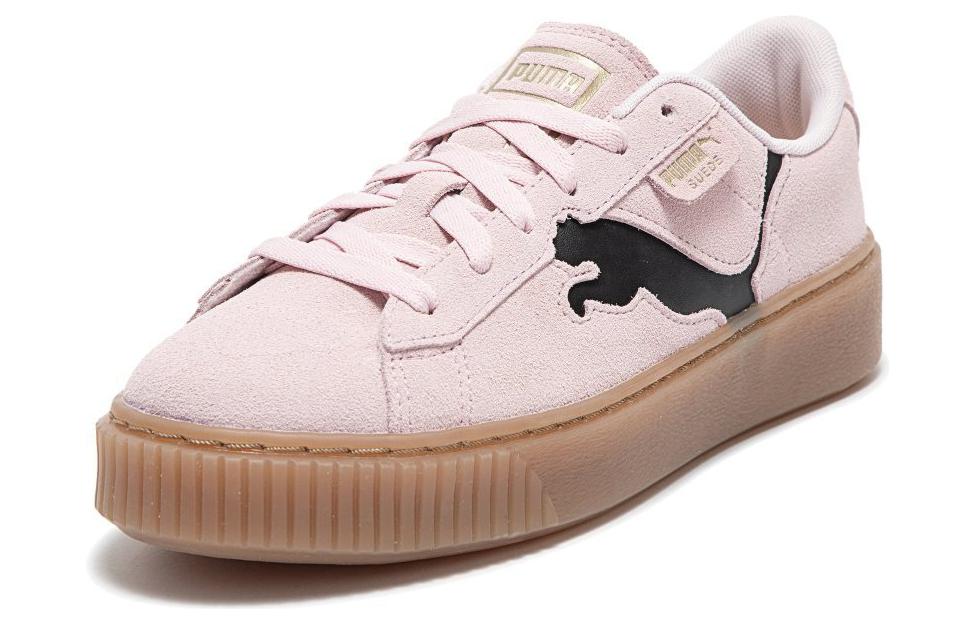 PUMA Suede Platform Shoes 'Pink Black Gum' Women's купить в интернет-магазине Yoocart с быстрой доставкой по России.