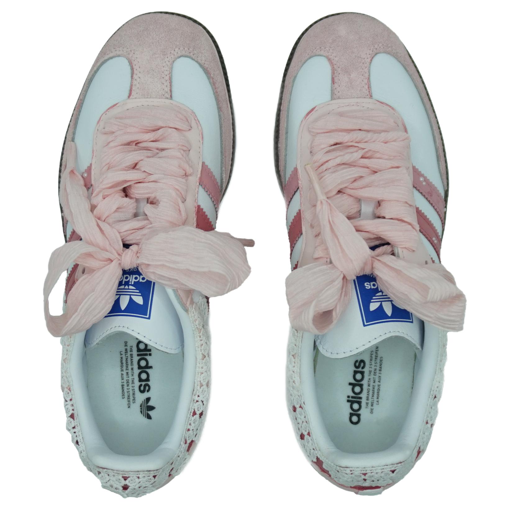 Adidas Originals SAMBA OG Abrasion Resistant Low Top Skateboard Shoes Unisex Pink White купить в интернет-магазине Yoocart с быстрой доставкой по России.