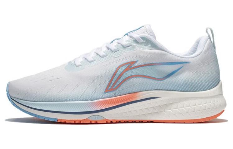 LiNing Red Hare 5 Durable Breathable Low-Top Running Shoes Women's White Blue