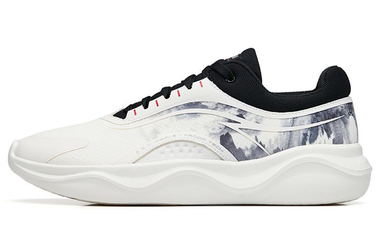 Anta Shenxi Cushioning Anti-Slip And Wear-Resistant Low-Top Training Shoes Men's White Black