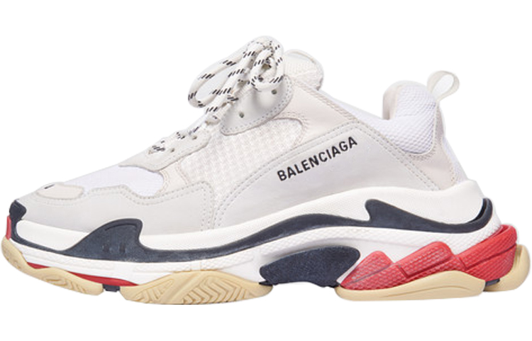 Balenciaga Triple S White Black Red