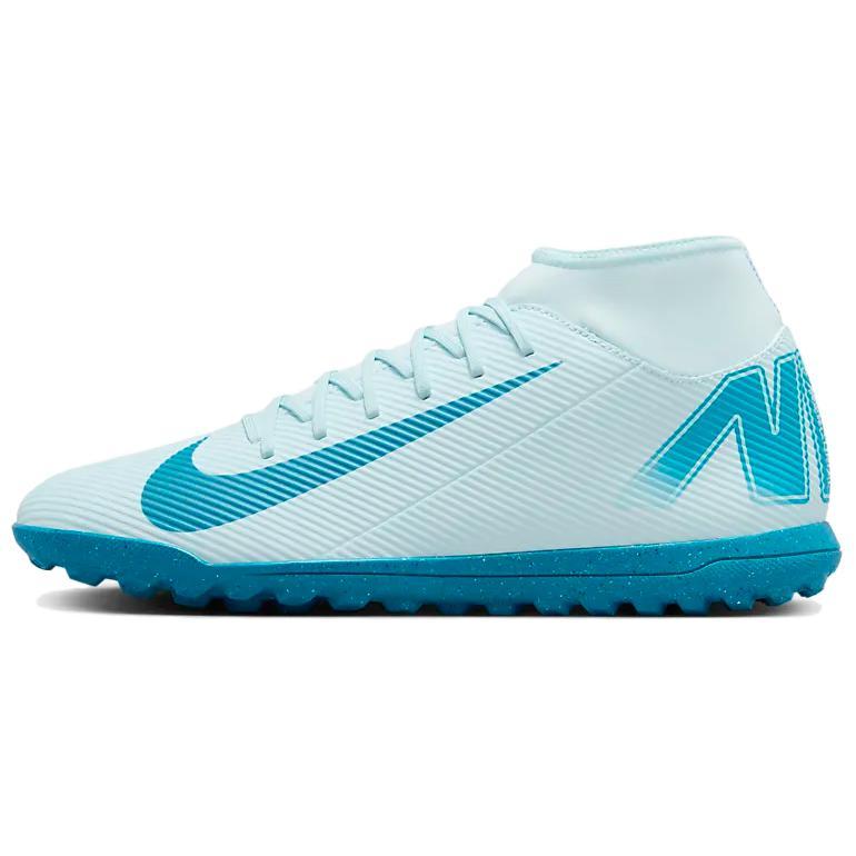 Nike Mercurial Superfly 10 Artificial Ground Anti-Slip Wear-Resistant Soccer Shoes Men's Blue