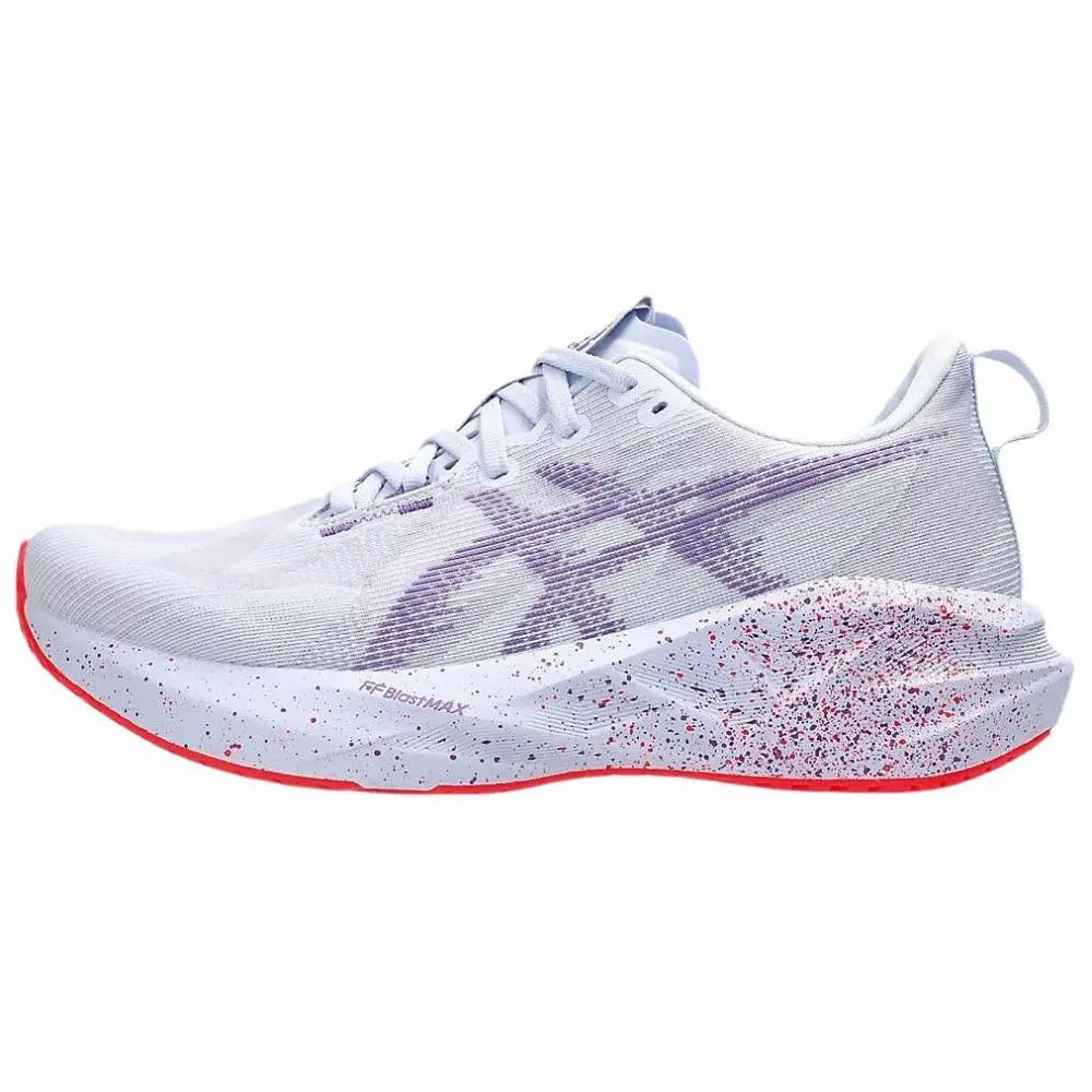 ASICS NOVABLAST 5 Cushioning, Breathable, Supportive Casual Running Shoes Men's White Purple