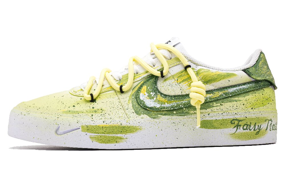 Nike Court Shot The Wizard Of Oz Non slip Lightweight Low Top Skateboard Shoes Unisex Green