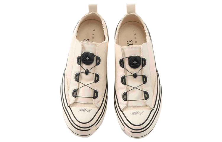 Yohji Yamamoto x VESSEL Low-Top Skateboard Shoes Unisex Ecru