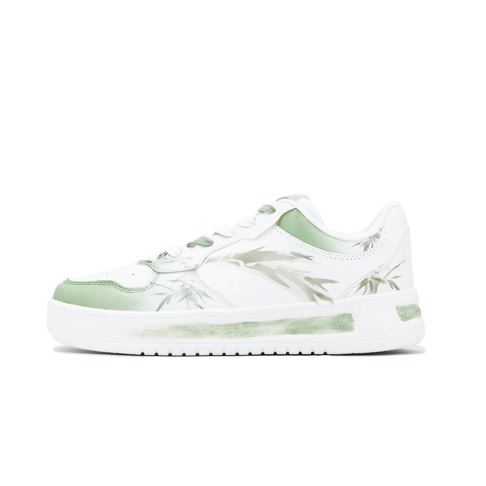 Anta Relaxed Coverage Cushioning Low Top Skateboard Shoes Men's White Green