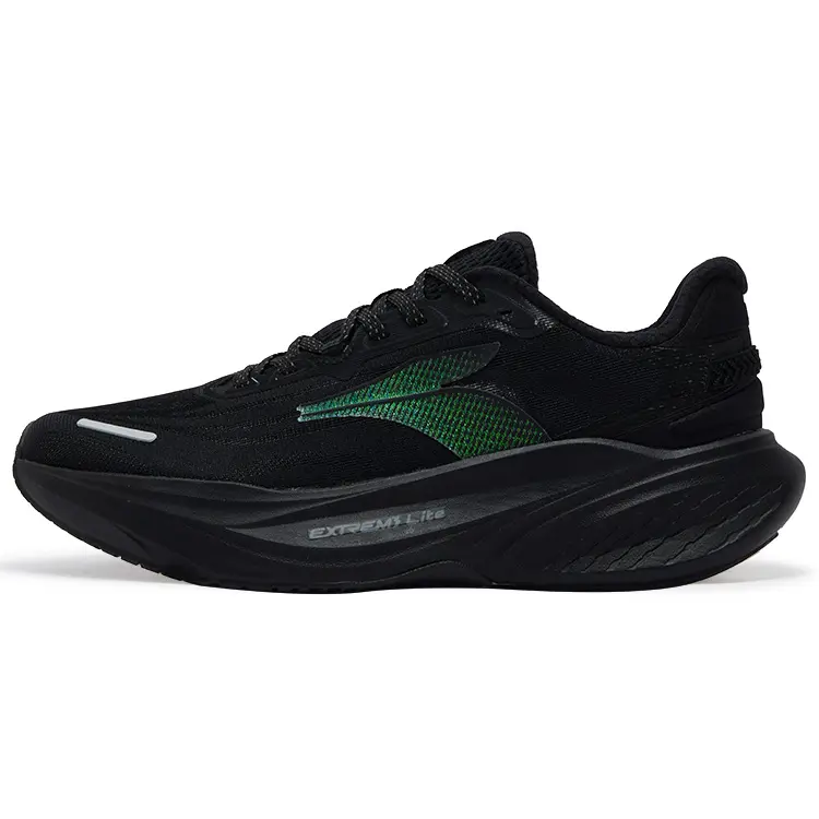 361° Abrasion Resistant Breathable Rebound Low Top Casual Running Shoes Men's Obsidian Black