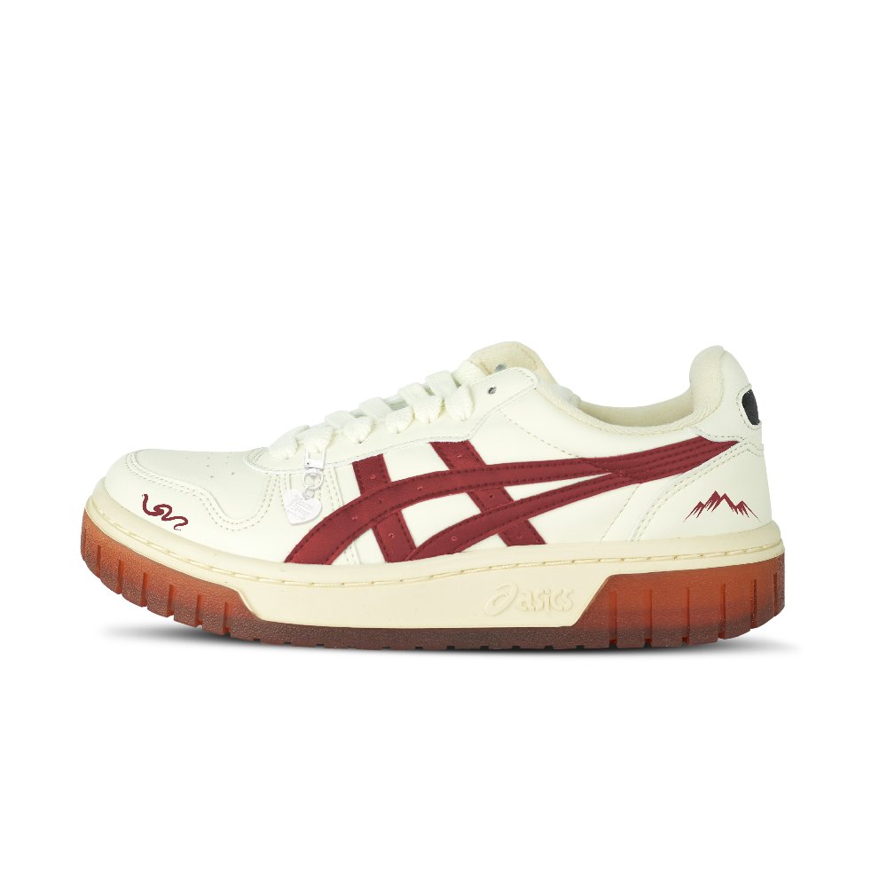 Asics Court MZ Octopus Party, Strawberry Red Cushioning, Wear Resistant Low Top Skateboard Shoes Unisex Red