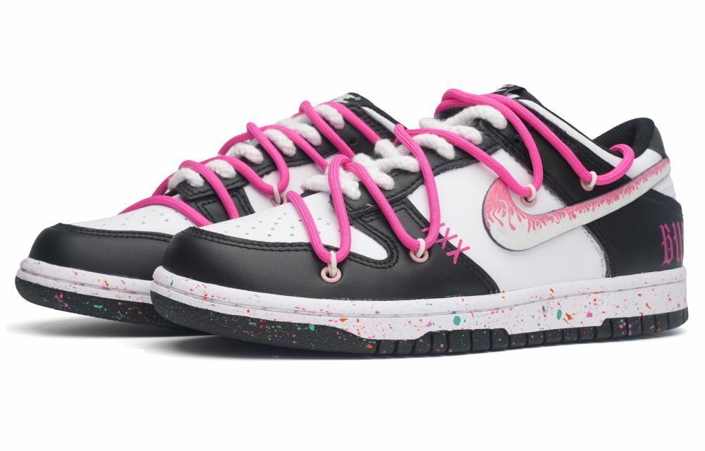 Nike Dunk Anti-Slip Wear-Resistant Low-Top Skateboard Shoes GS Black White Pink купить в интернет-магазине Yoocart с быстрой доставкой по России.